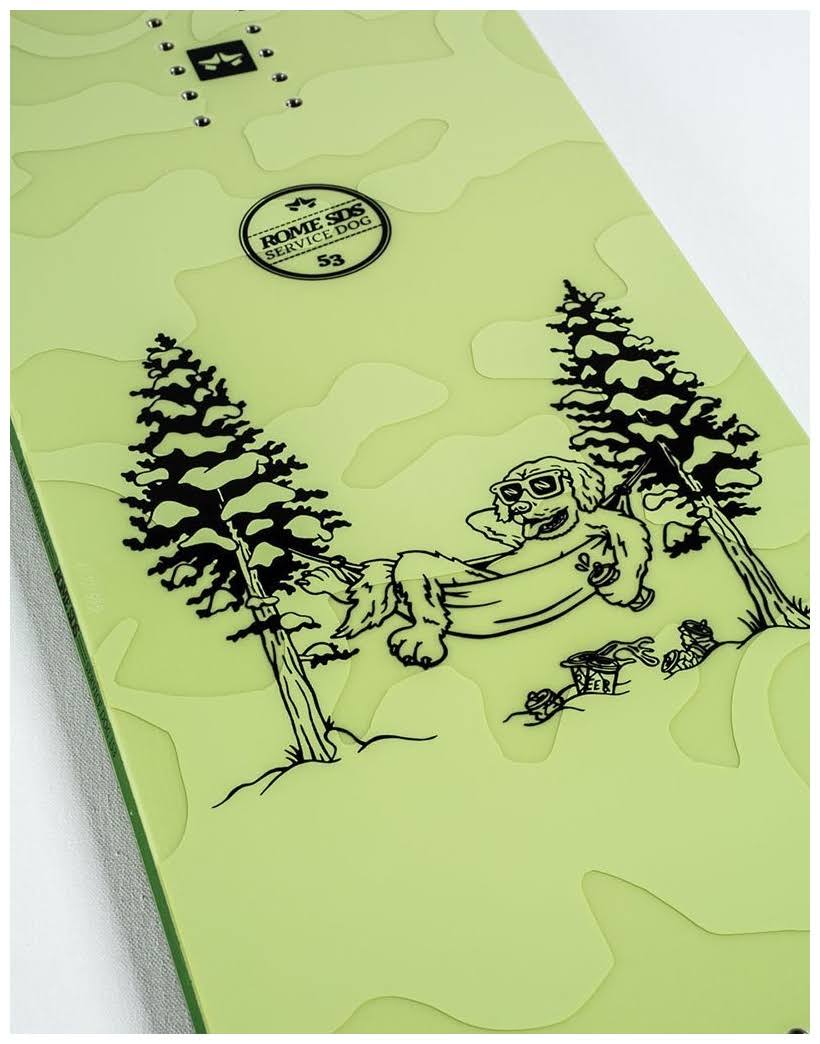 Service Dog Snowboard H38034