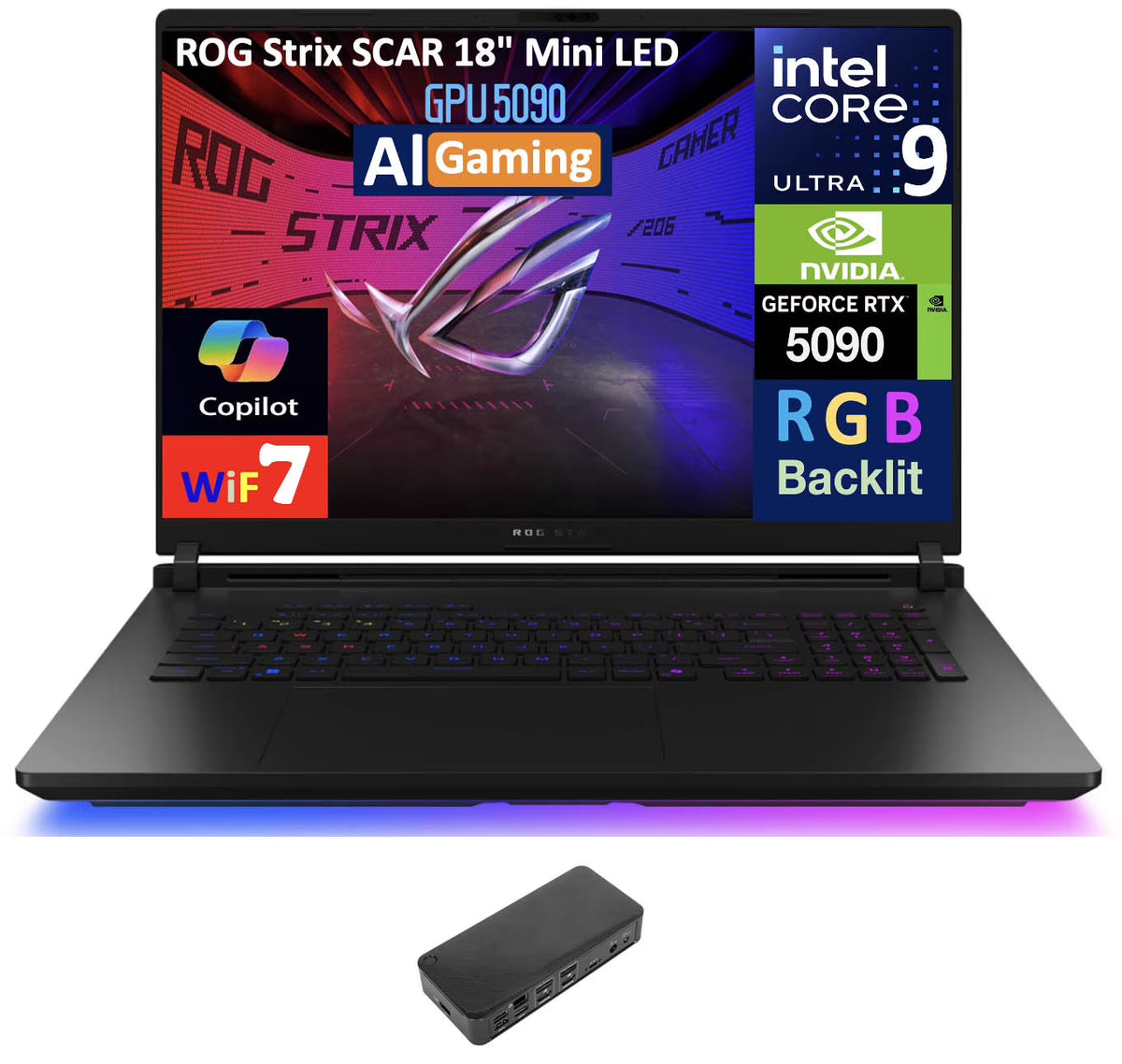 18in 240Hz Mini LED WQXGA Gaming Laptop C2123