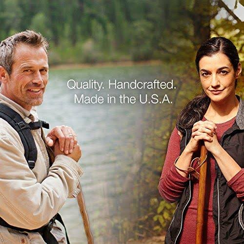 37x22 Twisted Hickory Walking Cane W923
