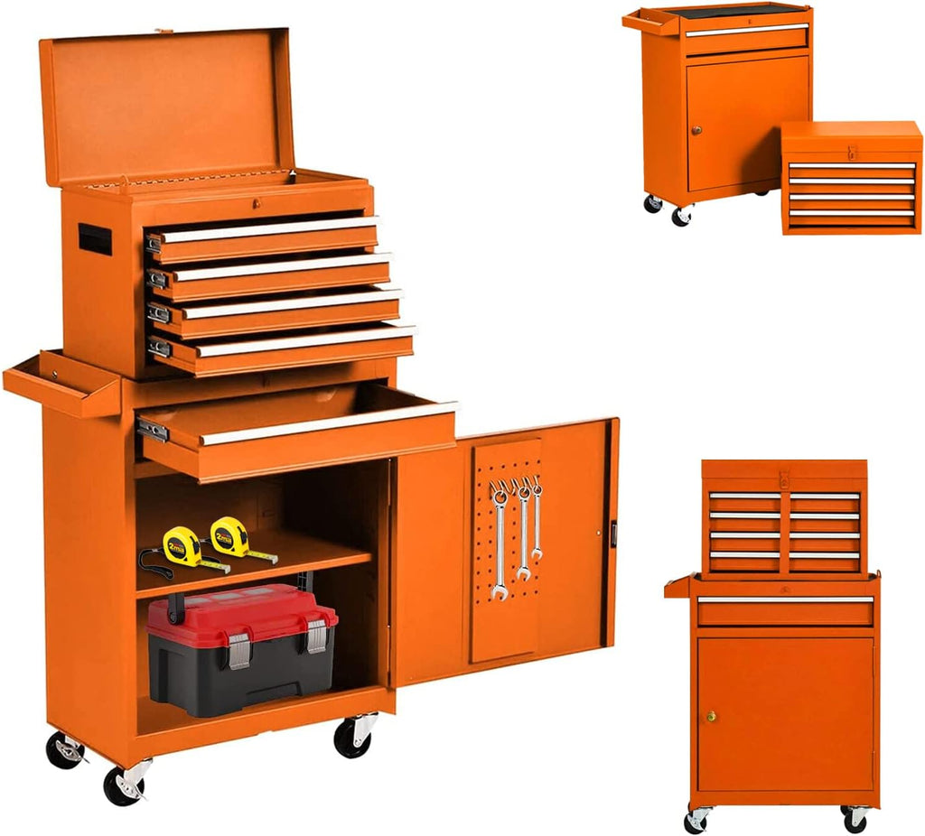 5 Drawer Rolling Tool Chest with Wheels S740580
