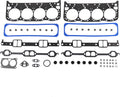 Graphite Head Gasket Set for 5.7L OHV V8 350cid D64532