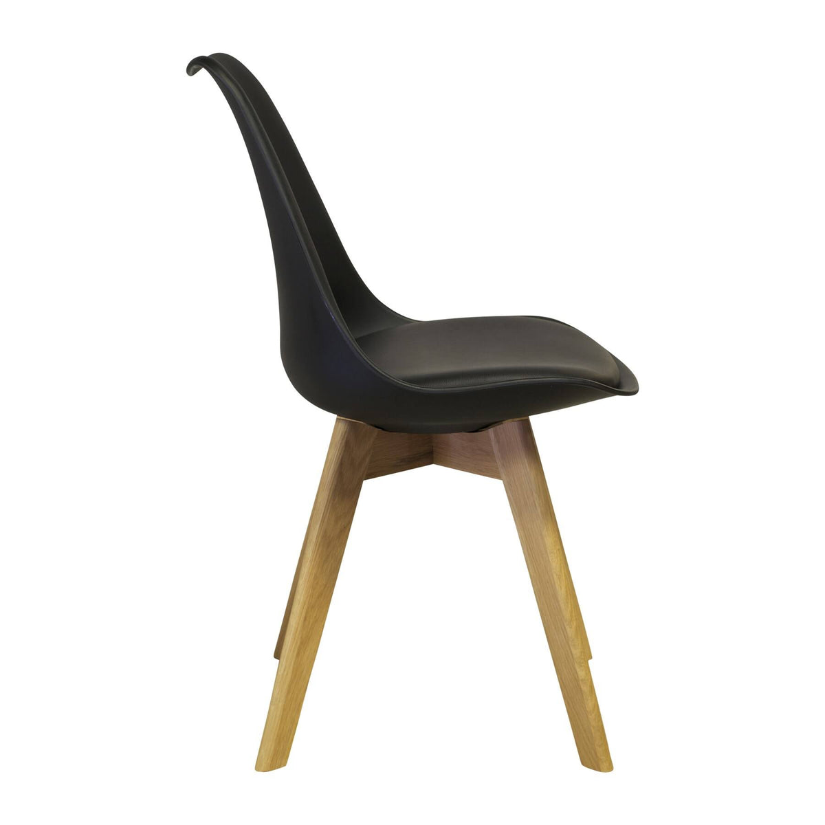 White Mid Century Modern Dining Chair B110