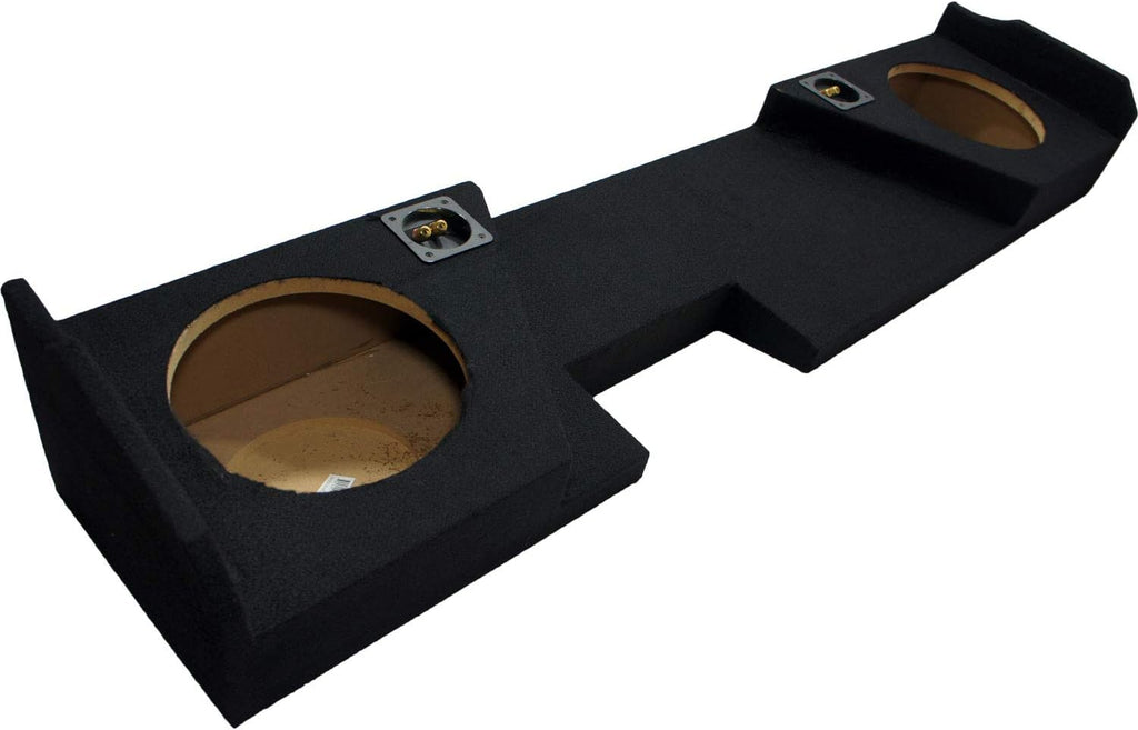 Dual 10 Sub Box Subwoofer Enclosure for Chevy Silverado Double Cab Truck B200772