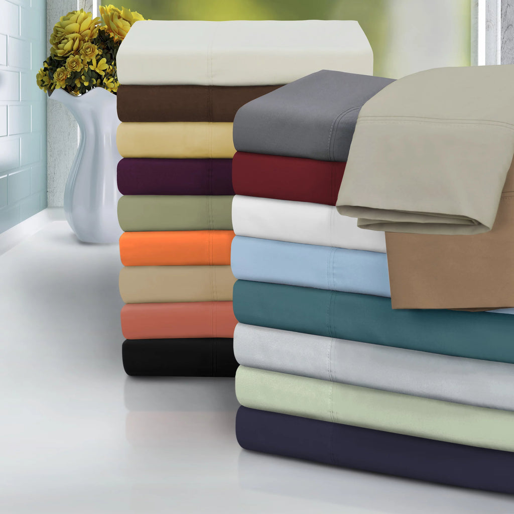 Microfiber Solid Duvet Cover Set, Twin/Twin XL, White A2894