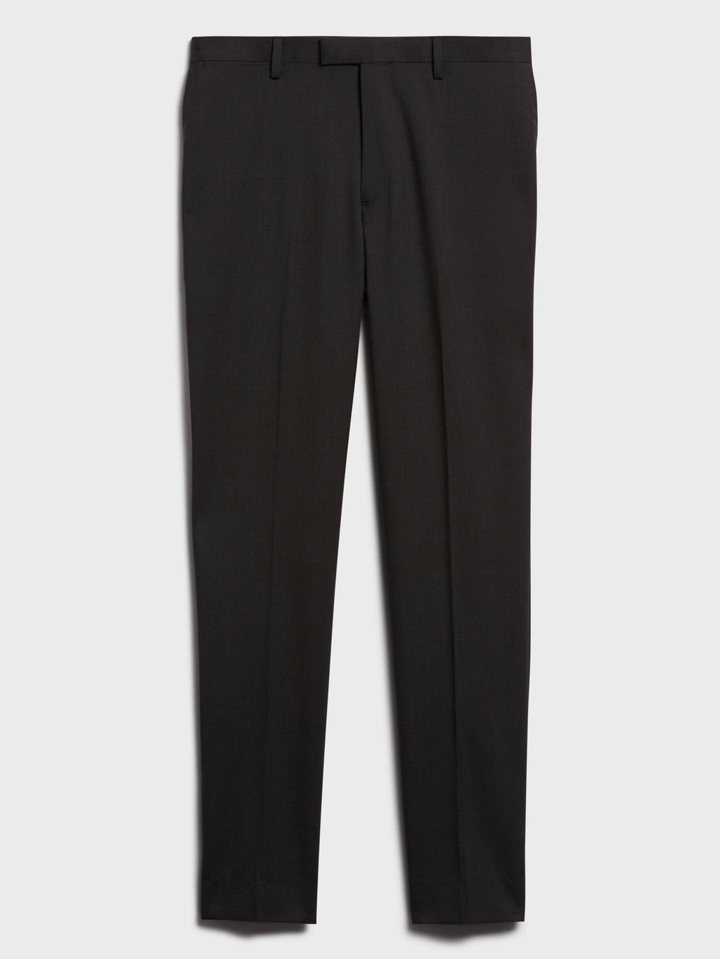 Slim Solid Italian Wool Suit Pant Charcoal Tall 32W 36L Q300