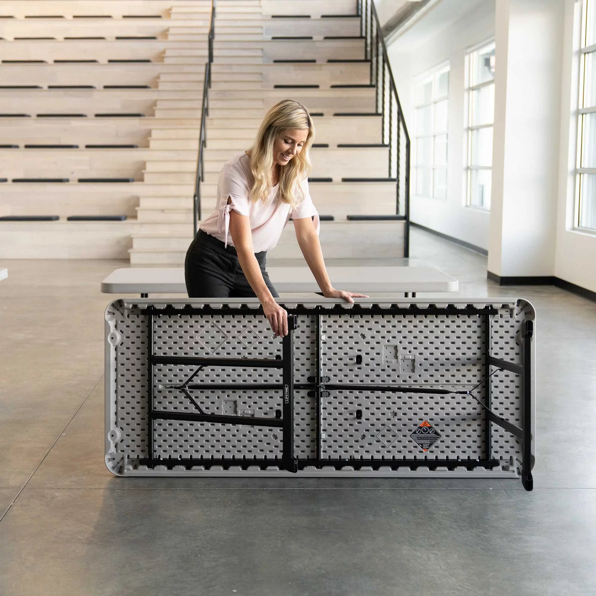 6 Foot Rectangle Folding Table Z7376