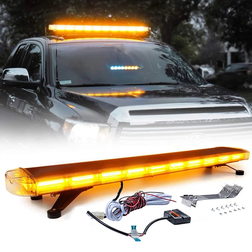 47 Inch 330W Amber LED Warning Light Bar A7787