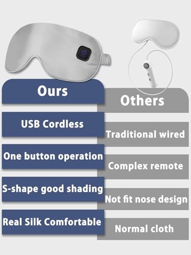 Silk Heated Eye Mask P9526
