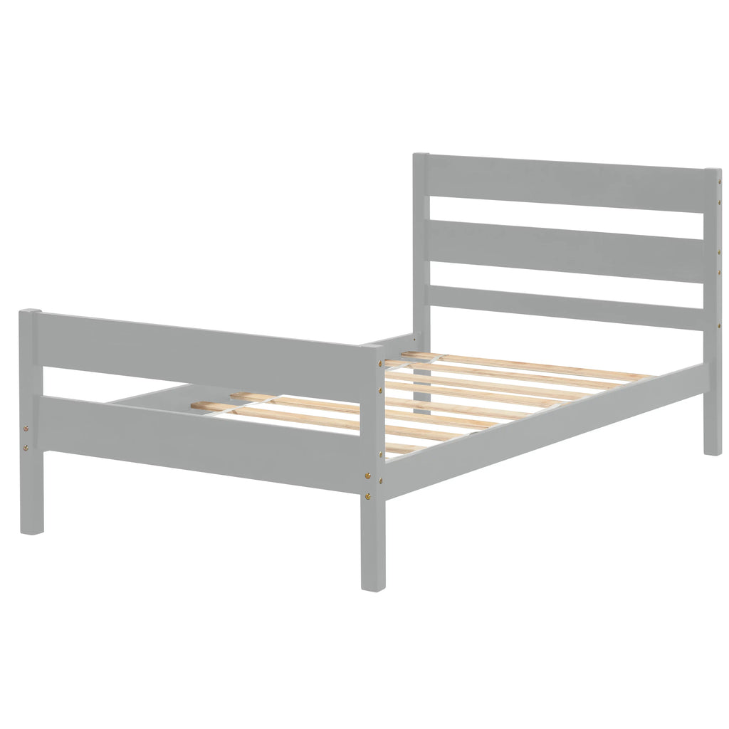 Twin Bed with Headboard and Footboard Z802