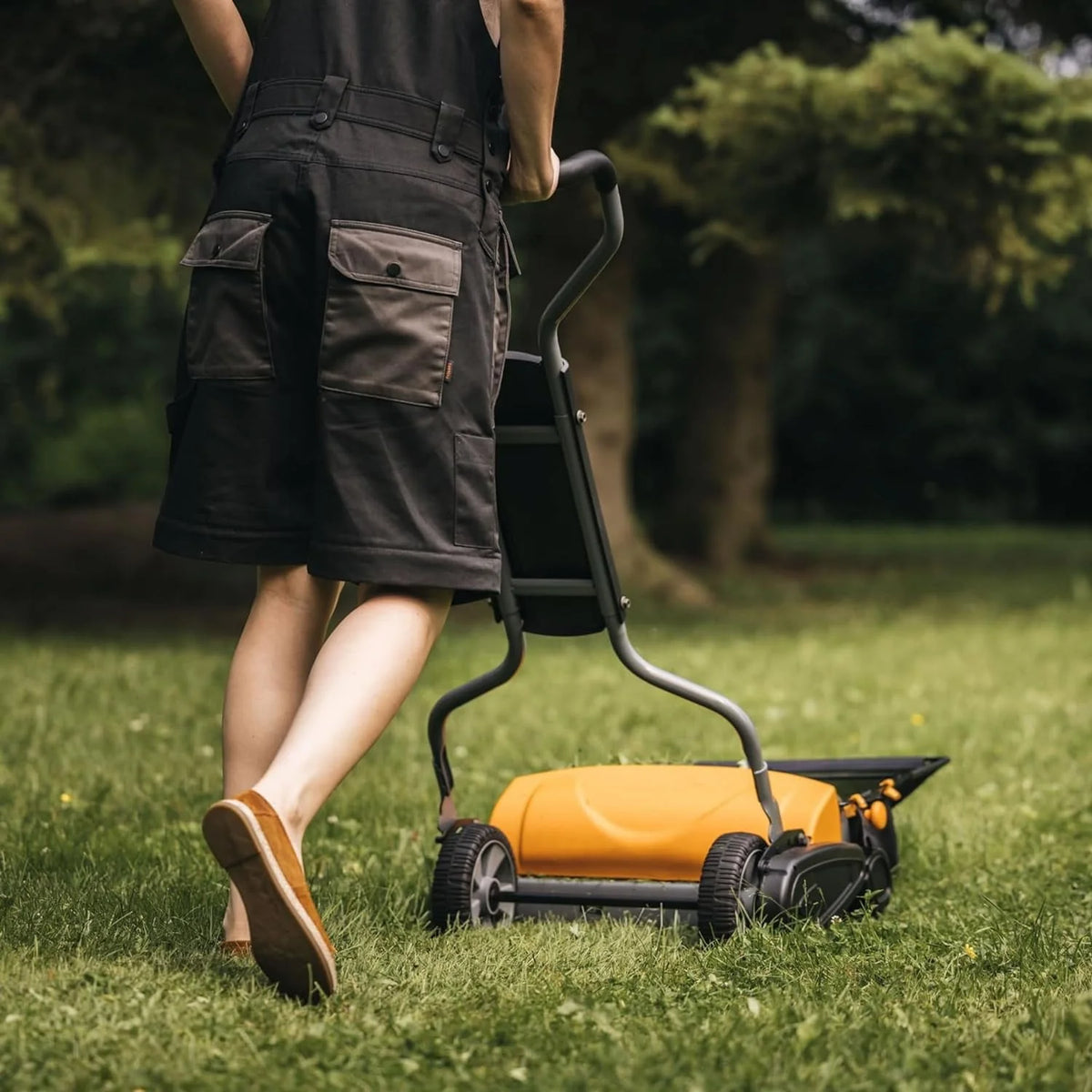 18-inch 5-Blade Push Reel Lawn Mower X422