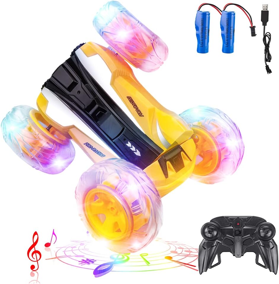 Blue Remote Control Stunt Car T657164
