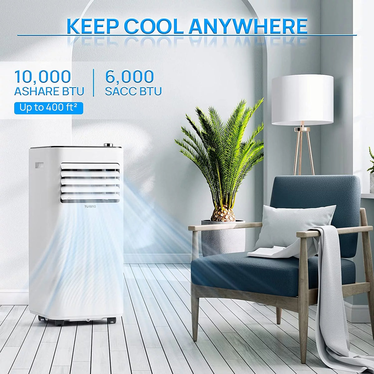 10,000 BTU Portable Air Conditioner, Dehumidifier and Fan O9885