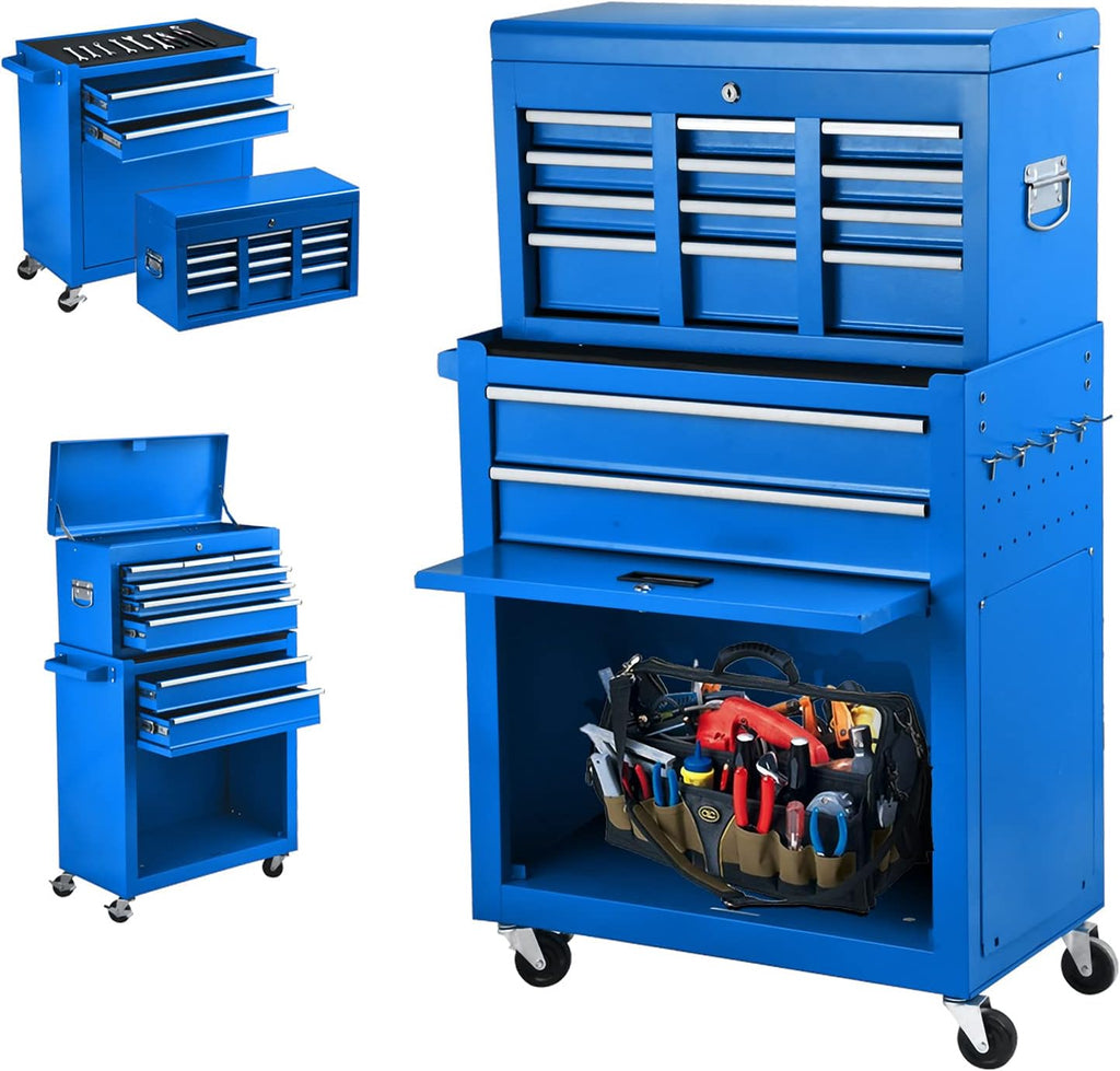 Black 8 Drawer Rolling Tool Chest D614095