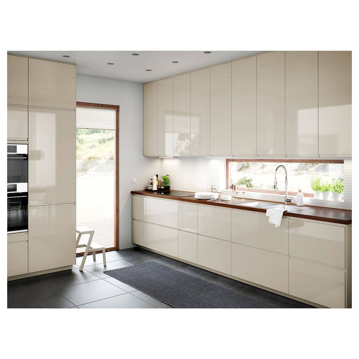White Wall Cabinet with 2 Drawers L95902
