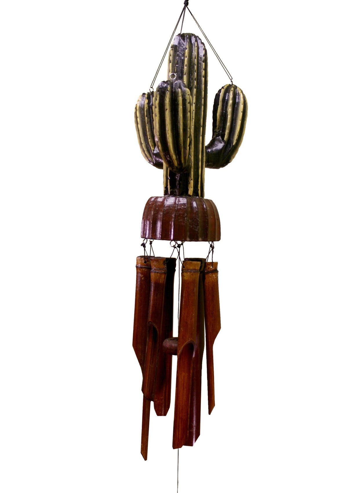 Cactus Bamboo Wind Chime Q2985