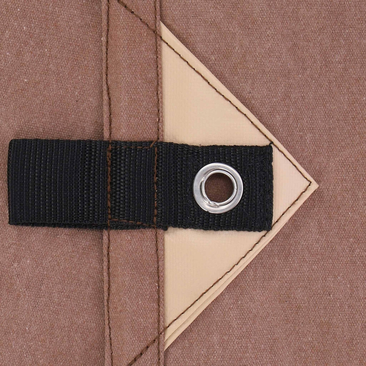 Brown Canvas Tarps 100% Cotton 18 oz. 10' x 20' U187