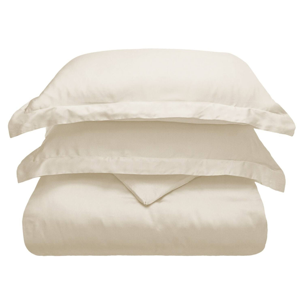 300 Thread Count Modal Solid Duvet Cover Set (Ivory - King/California King) Y60083