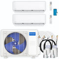24,000 BTU 2 Zone Ductless Air Conditioner and Heat Pump H654
