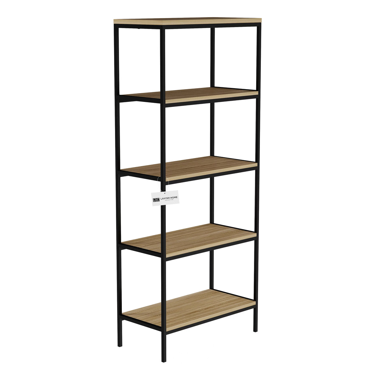 5-Tier Gray Bookshelf E663151