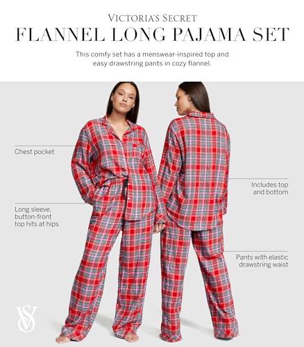 Flannel Long Pajama Set T94545