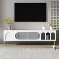 3 Shelves 2 Cupboards TV Stand Cabinet E926721