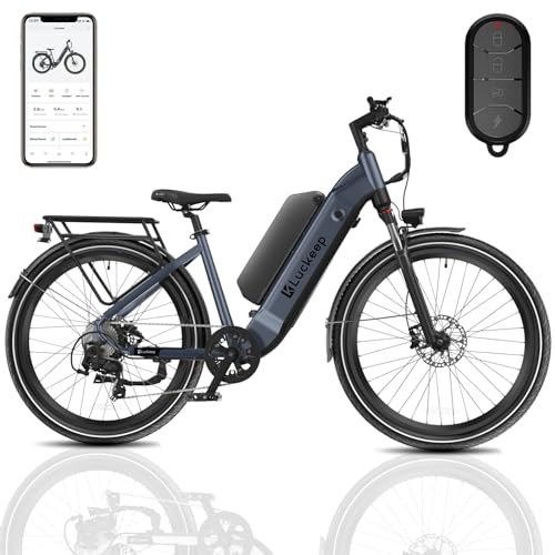 27.5" Electric Bike with 48V Battery, Front Suspension & Dual Hydraulic Brakes M92484