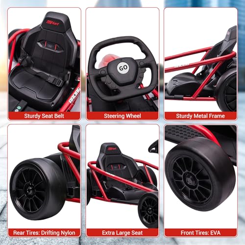 24V 9Ah Kids Ride On Go Kart Toy K6810