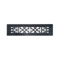 Black Cast Iron Grille with Screws Holes L50381