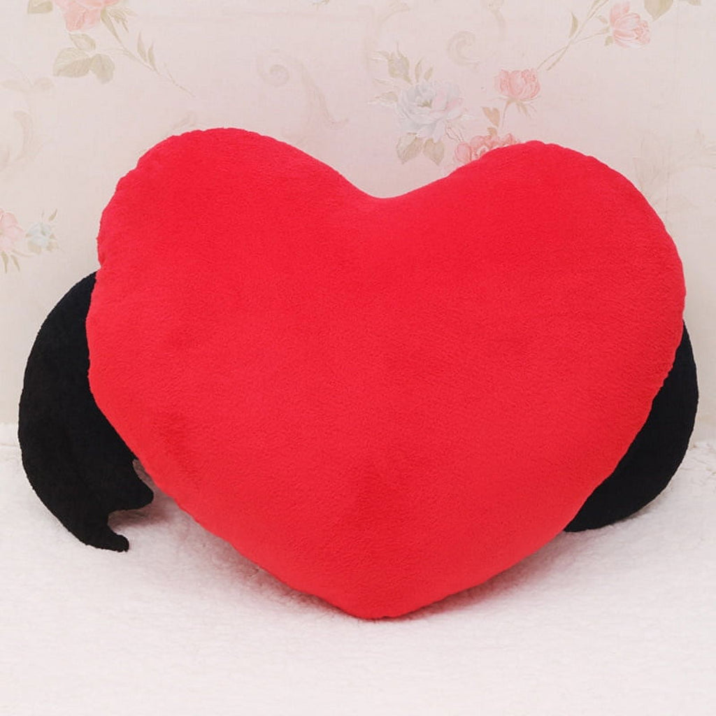 Demon Heart Shape Handmade Plush Pillow Making Craft Kit S5413