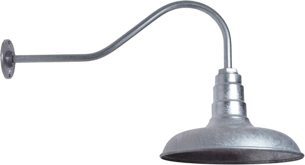 Gooseneck Barn Light (16 Gooseneck, Green) X495