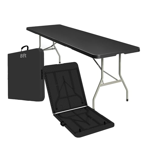 White Plastic Folding Table L517
