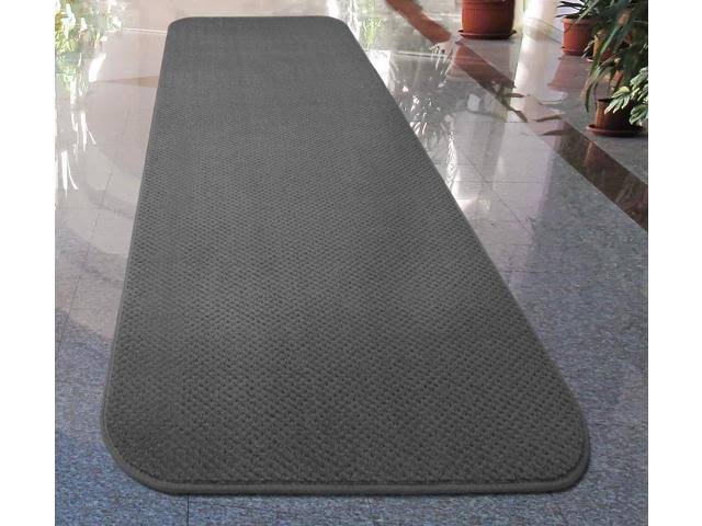 Skid-Resistant Carpet Runner Gray 24 ft. x 27 in. P26102