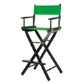 Director's Chair Black Frame Green Canvas F7213