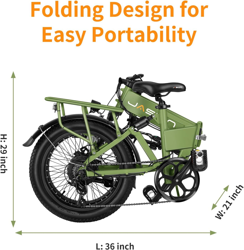 20" Fat Tire Folding Electric Bike A2634