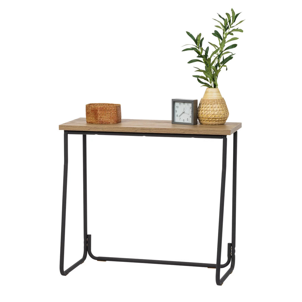 Modern Computer Office Desk with Matte Black Steel Frame A4179