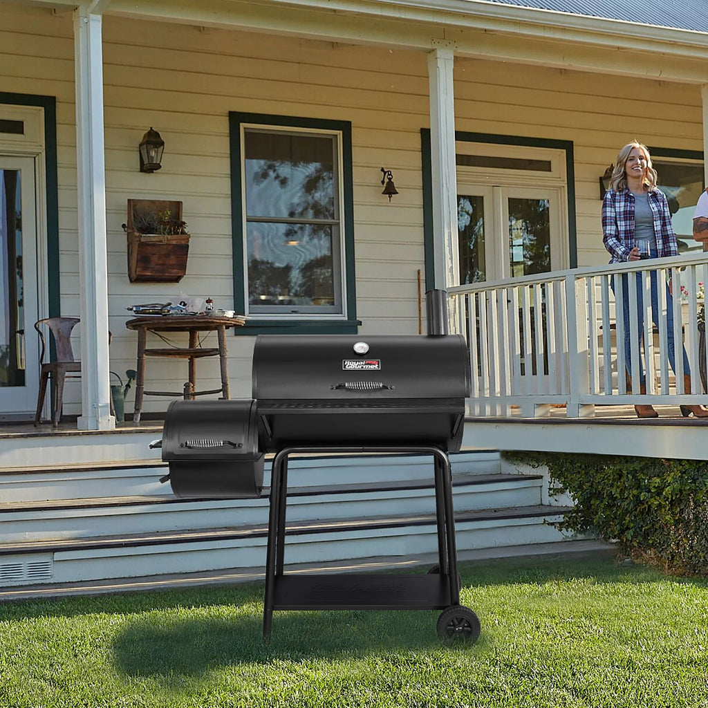 Charcoal Grill with Offset Smoker N671951