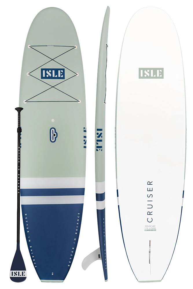 Green 10'5"x22 Cruiser Paddle Board Package N17449