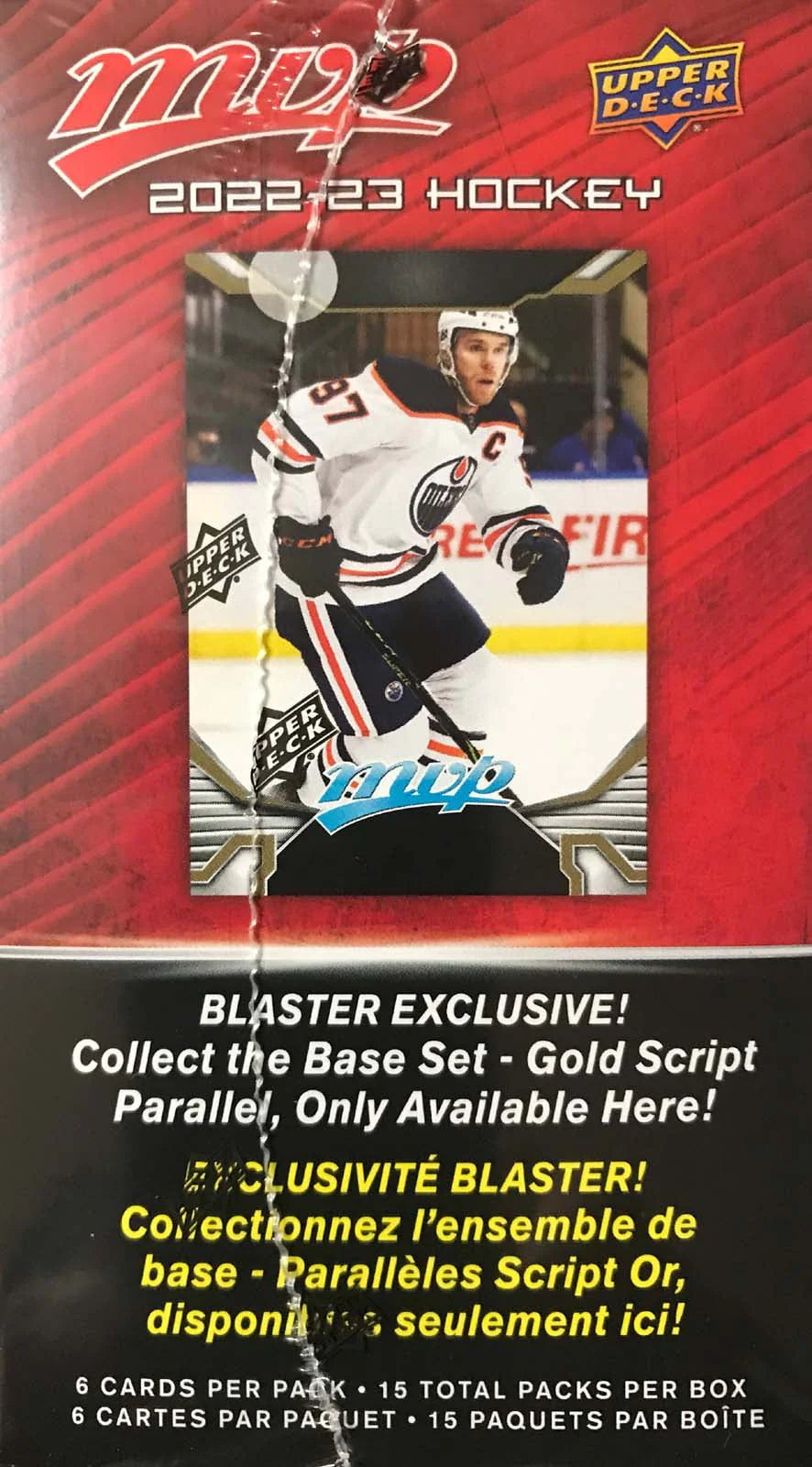 Unopened Blaster Box of 15 Packs Hockey Cards L626427