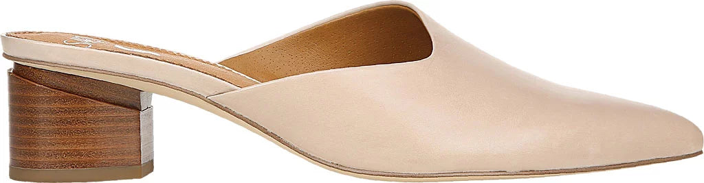 Leather Slip On Mules V8544