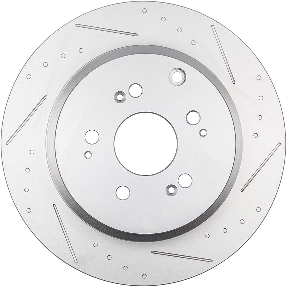 Slotted Brake Rotors Rear Rotors G180436