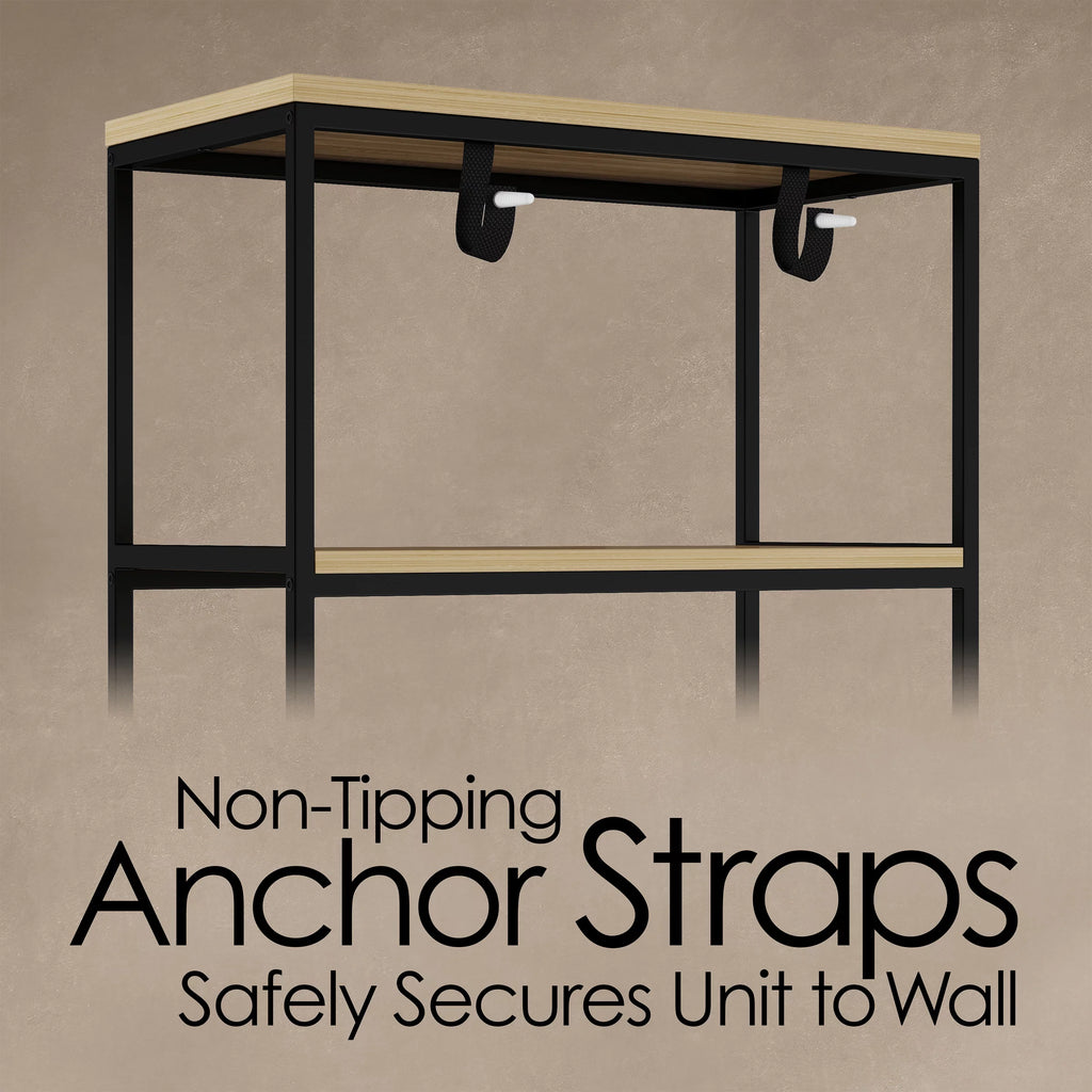 5-Tier Gray Bookshelf E663151