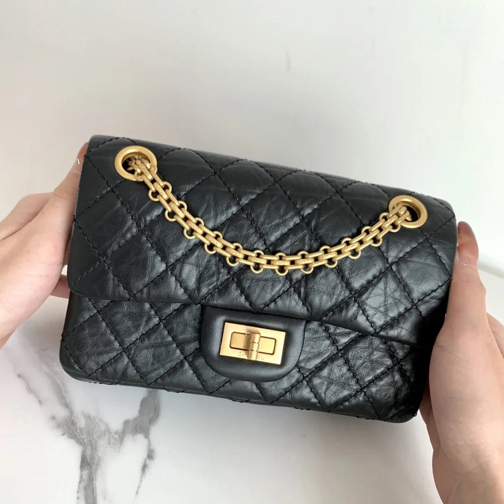 Black Mini 2.55 Handbag K428
