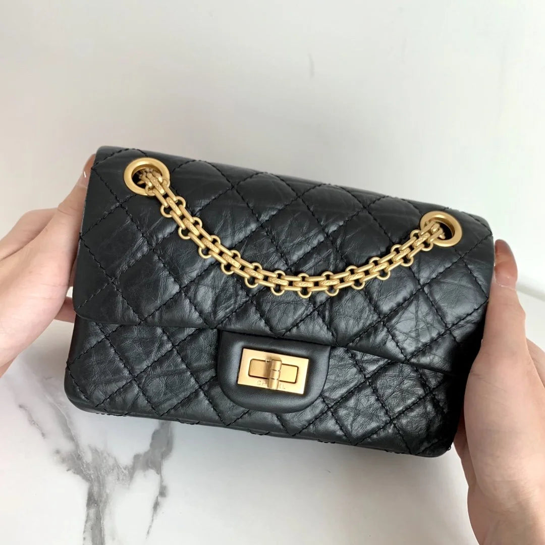 Black Mini 2.55 Handbag K428