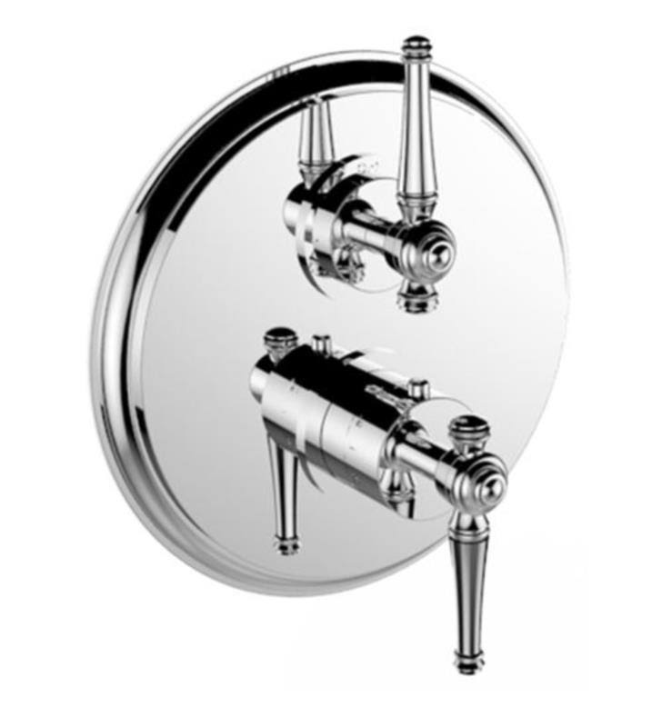 1/2x22 Thermostatic Trim with Volume Control and 2 Way Diverter C25799