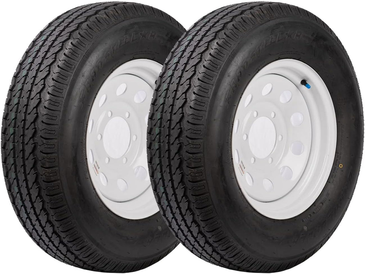 ST225/75R15 White Trailer Tire (2) U680