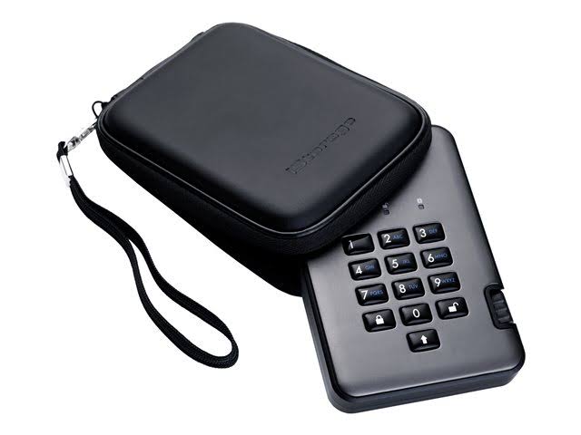 1TB Hardware Encrypted Portable Hard Drive Y49234