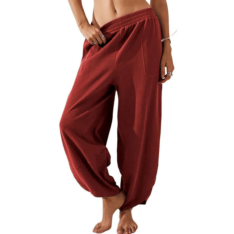 Loose Wide Leg Casual Pants Y504