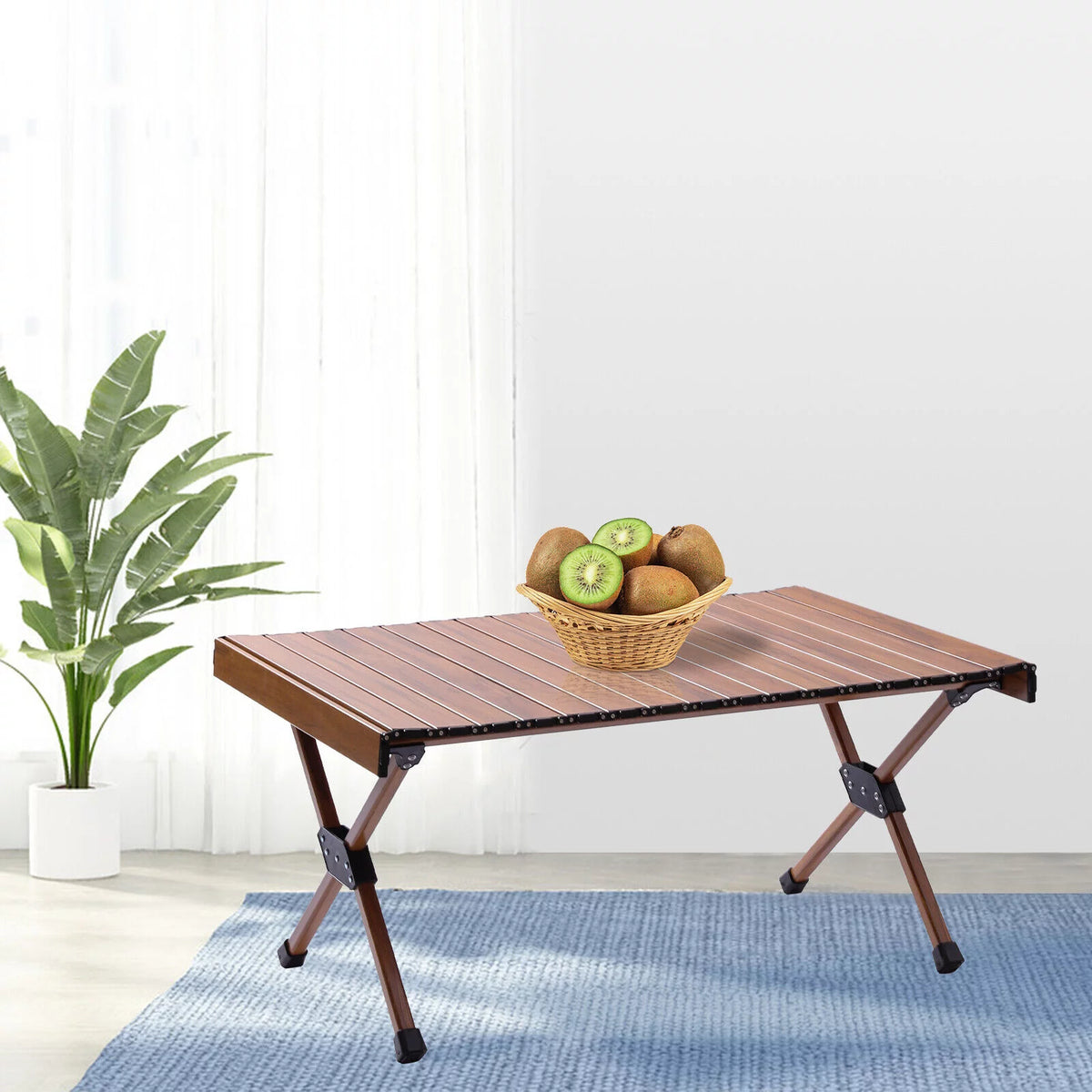 Portable Aluminum Camping Table with Carry Bag F850
