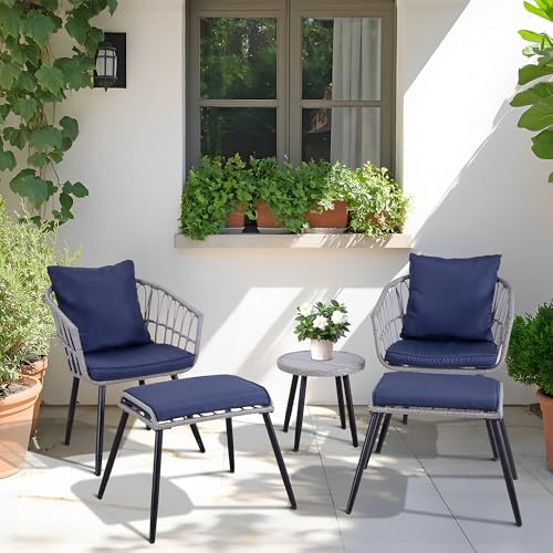 3 Piece Wicker Bistro Set T84366