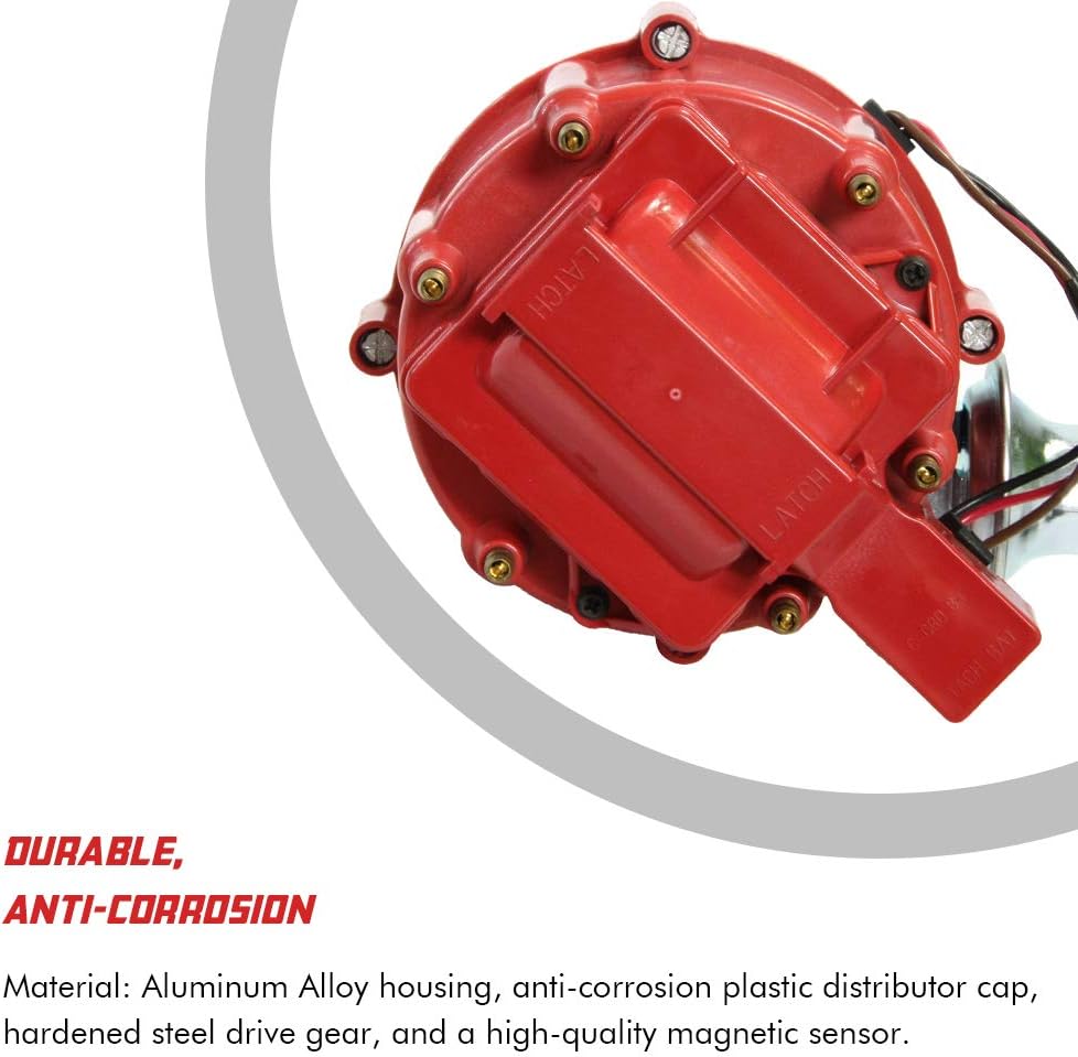 Ignition Distributor with Red Cap Pack of 2 A5540